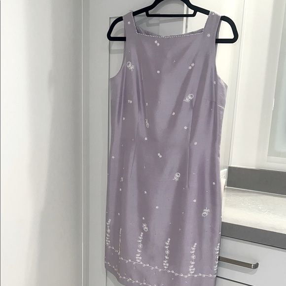 Ann Taylor Dresses & Skirts - Ann Taylor NEW WITH TAGS Purple Embellished Sheath Dress